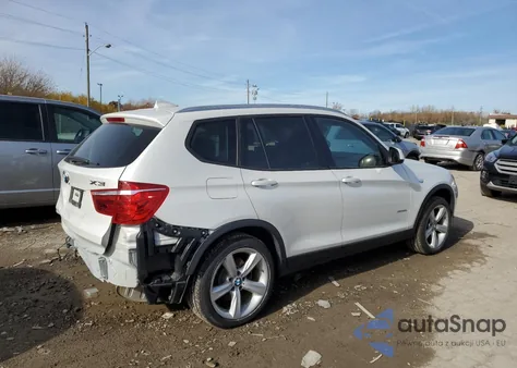 2017 BMW X3 xDrive28I from USA, damaged, VIN 5UXWX9C30H0W66611